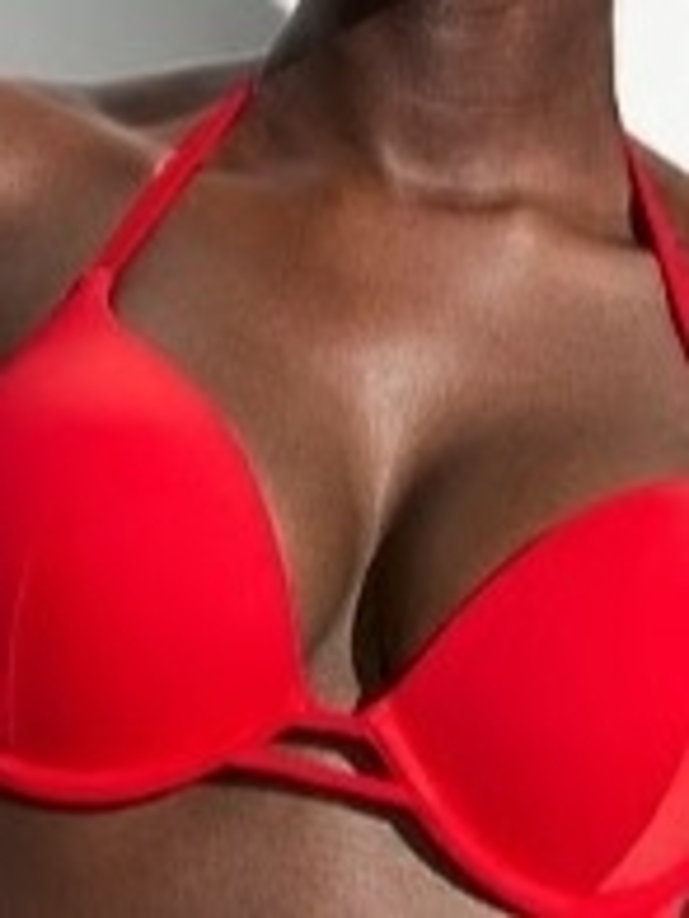 Victoria's Secret SwimBombshell Add-2-Cups Push-Up Bikini Top Red Pepper 36C